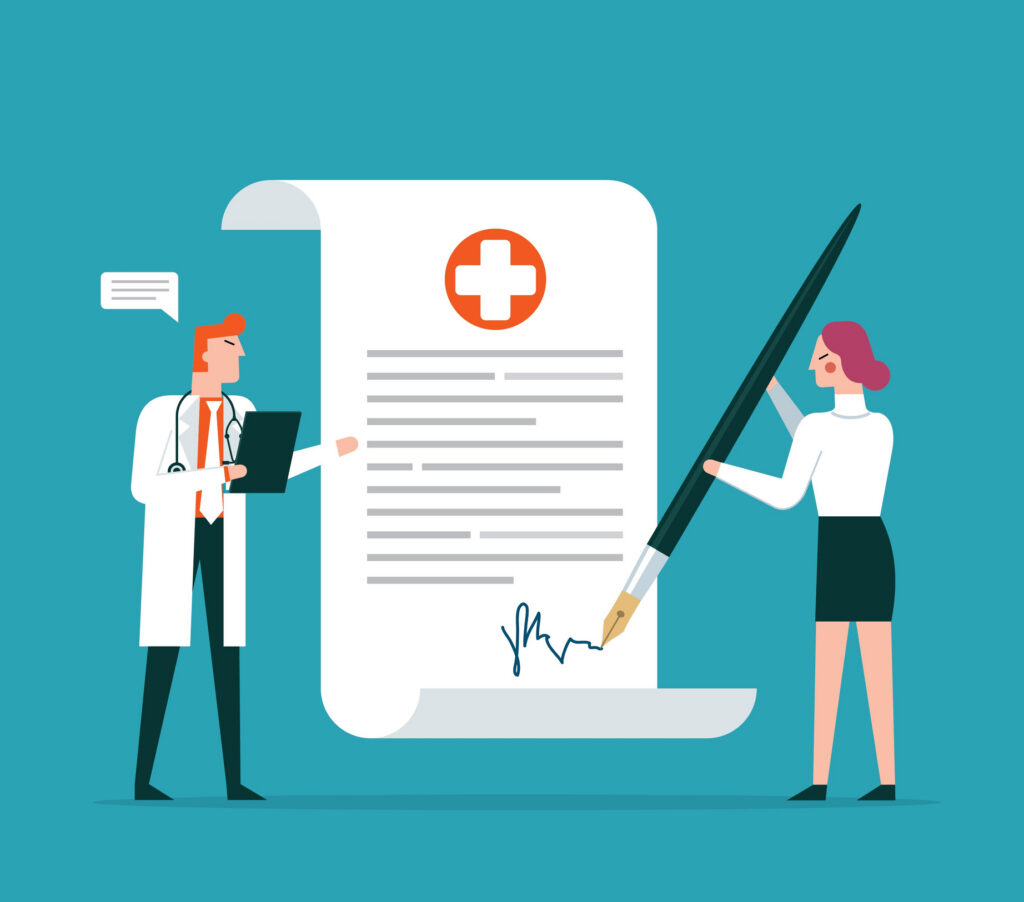 Health insurance. Healthcare, medicine concepts